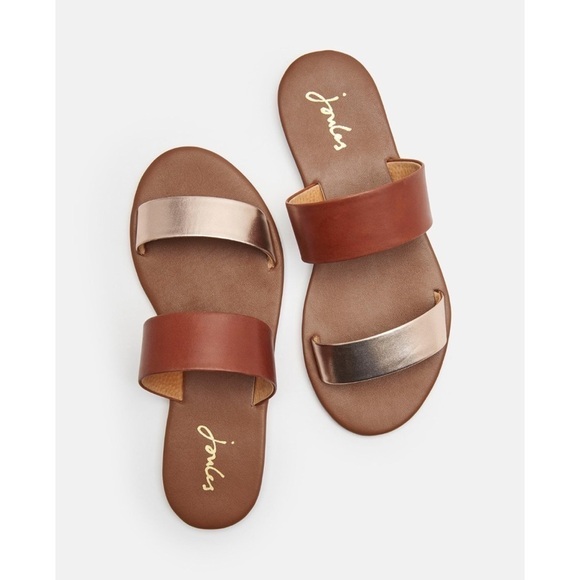 🆕 Joules Fenthorpe rose gold leather … - Picture 1 of 10